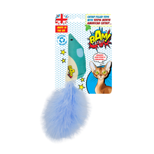 Bam Catnip Feather Mouse Toy Catnip Filled