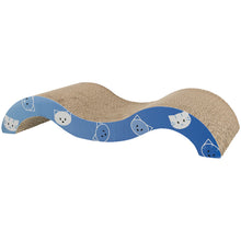 Mimi Scratching Wave Cat Scratching Board 50x23cm Turquoise