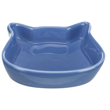Trixie Cat Face Ceramic Bowl Stoneware Non Slip