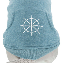 Be Nordic Dog Hoodie Petrol With Hood Velcro