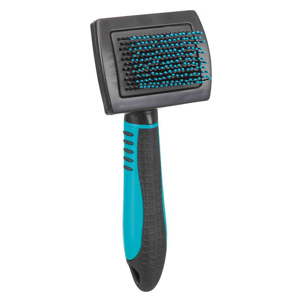 Extra Soft Plastic Bristle Pet Brush For Cats And Dogs