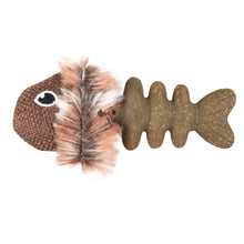 Natura Delight Fish Mix Cat Toy 9cm White Black Brown