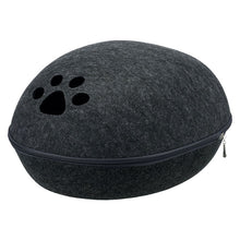 Liva Cuddly Cave Cat Bed 2 in 1 Plush Cushion