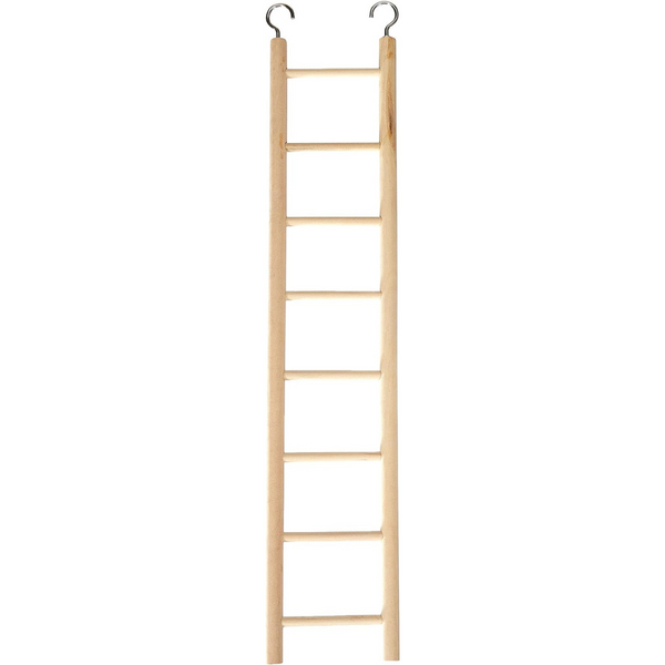 Nobby Wooden Ladder 8 Steps For Bird Cage 34x7cm