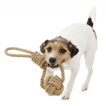 Be Nordic Playing Rope Toy With Woven Ball Cotton Polyester Blend