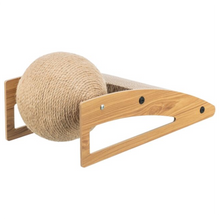 Trixie Scratching Ramp With Jute Ball Eco Friendly Cardboard Base