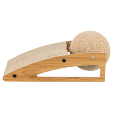 Trixie Scratching Ramp With Jute Ball Eco Friendly Cardboard Base