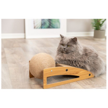 Trixie Scratching Ramp With Jute Ball Eco Friendly Cardboard Base
