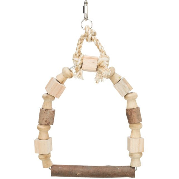 Trixie Arch Swing Wooden Bird Cage Toy 19cm Small
